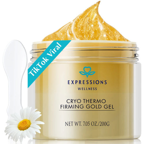15-Day Anti Cellulite Sculpting & Tightening Burn Gold Massage Cream | Cryo Thermo cellulite remover for legs ,Belly & Arm| WELLENESS，Refreshing Formula | Unisex Body Contouring Treatment for Men & Women |200 G #SummerVibes