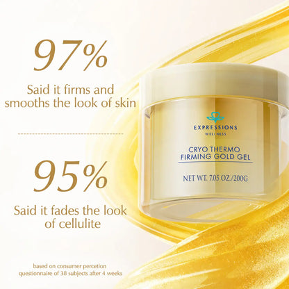 15-Day Anti Cellulite Sculpting & Tightening Burn Gold Massage Cream | Cryo Thermo cellulite remover for legs ,Belly & Arm| WELLENESS，Refreshing Formula | Unisex Body Contouring Treatment for Men & Women |200 G #SummerVibes