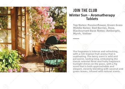 JoinTheClub Official Direct Authorized Store - Classic Five Scents Aroma Sheet Gift Box Set - 5 Scents per Box, Each Lasts 90 Days - Fully Covers Living Room / Car / Office - Gentle Formula, Safe for Women, Seniors, and Children