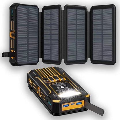 🔥Hot Sale 52% OFF Black Friday🔥 CoreVitals Solar Power Bank with Wireless Charging