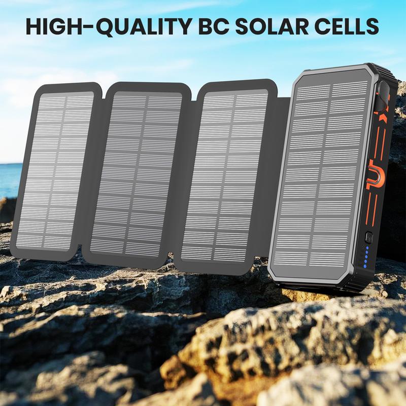 🔥Hot Sale 52% OFF Black Friday🔥 CoreVitals Solar Power Bank with Wireless Charging